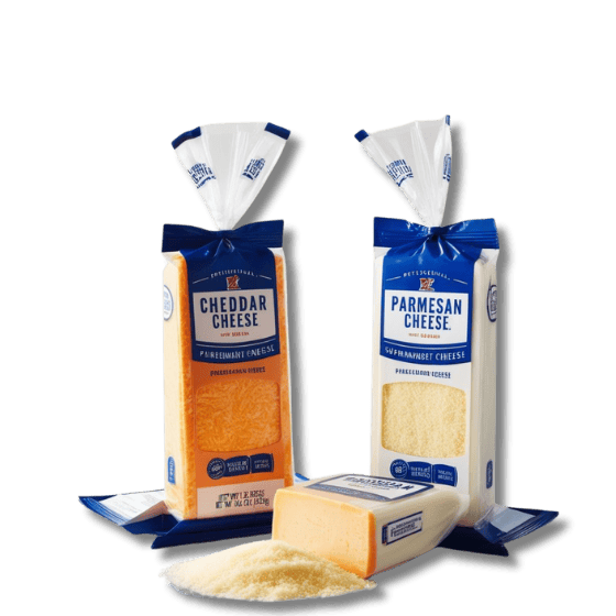 Geriebener Käse