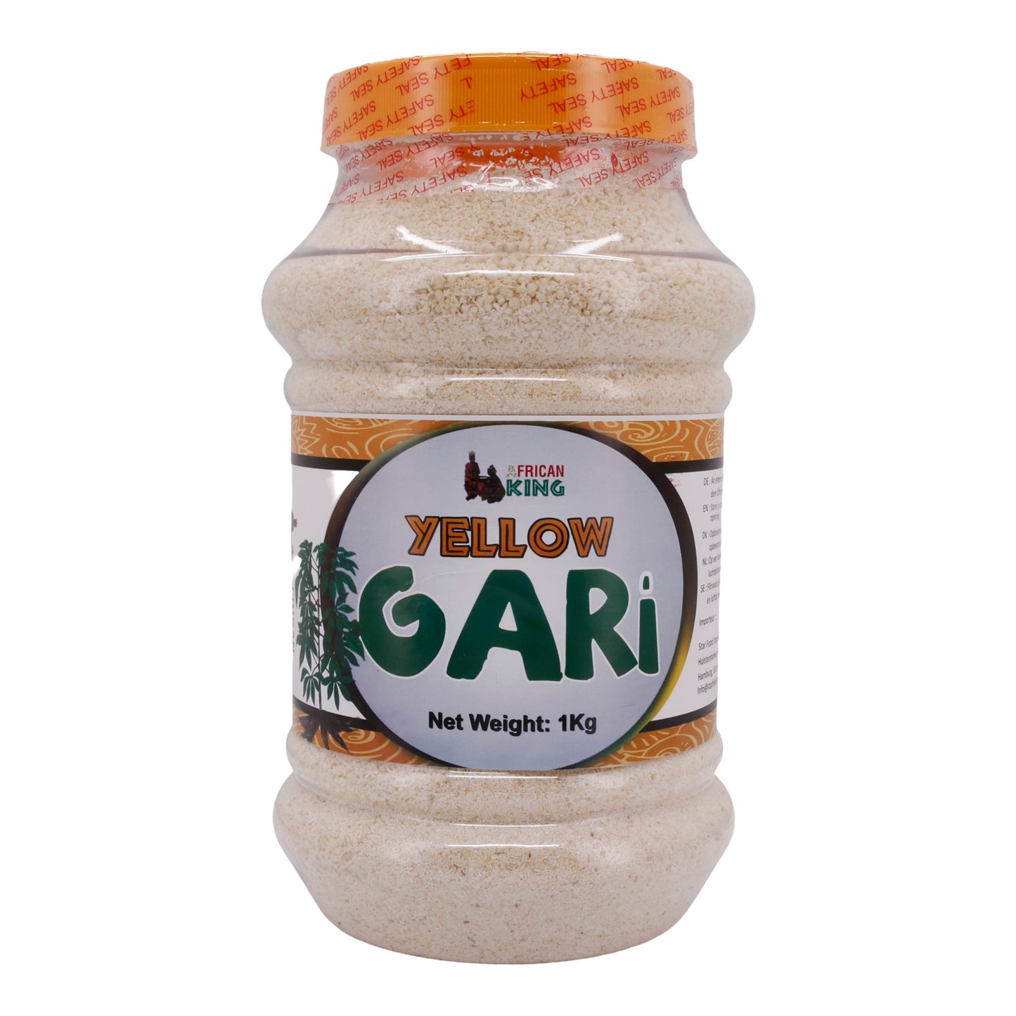 Maniok irmiği African King Sarı Gari | kavrulmuş | Gana'dan | 1 kg
