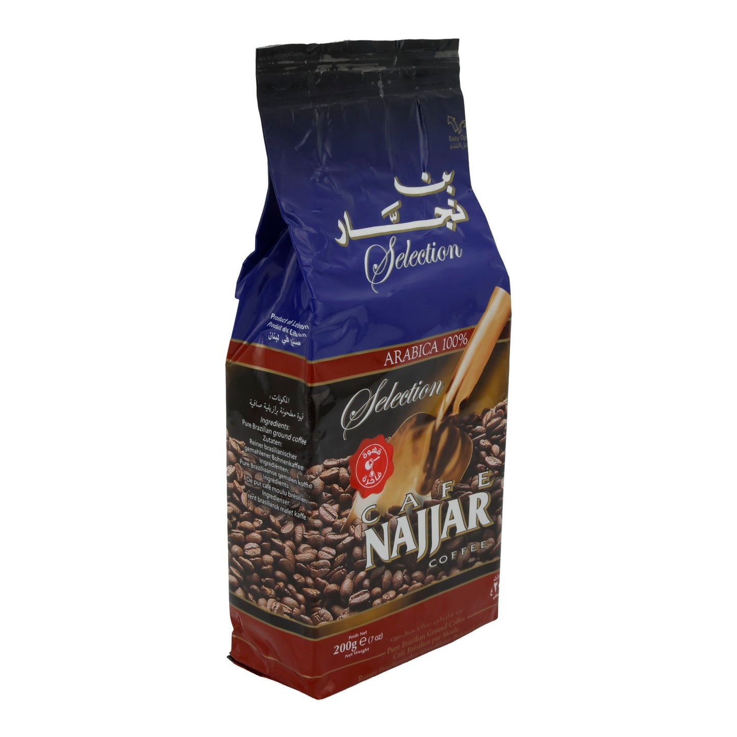 Kaffee Café Najjar | Selezione Arabica 100 % | Caffè macinato | 200 g