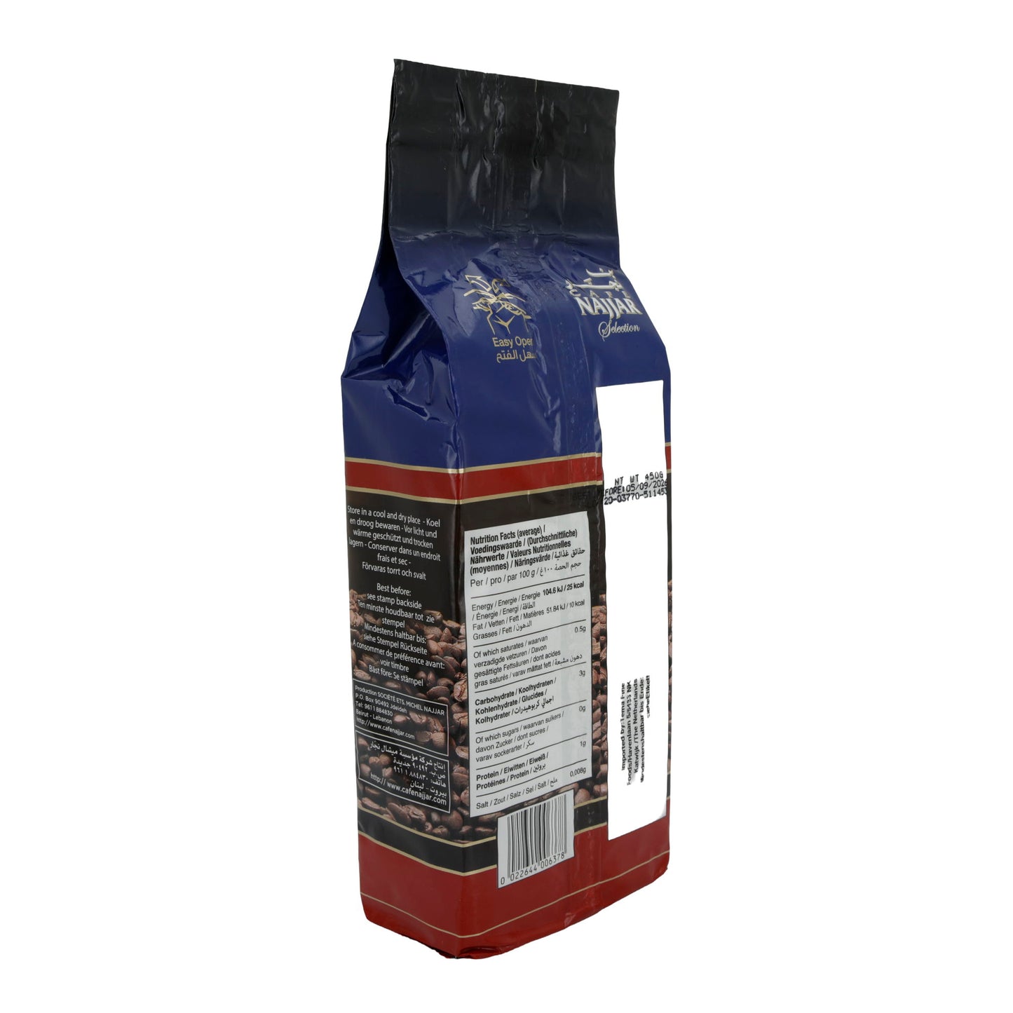 Café Najjar Selection Arabica 100% – Pure Brazilian ground coffee for pure enjoyment 450g