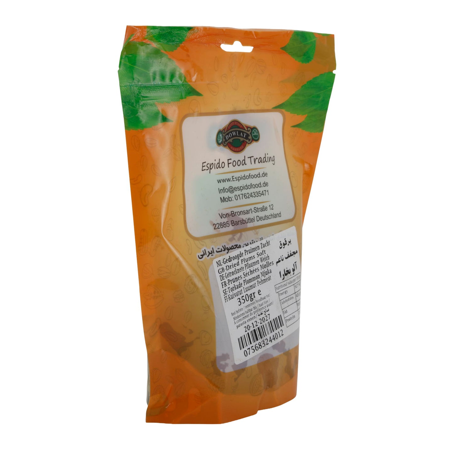 Pruneaux secs 350g Dowlat 1x20