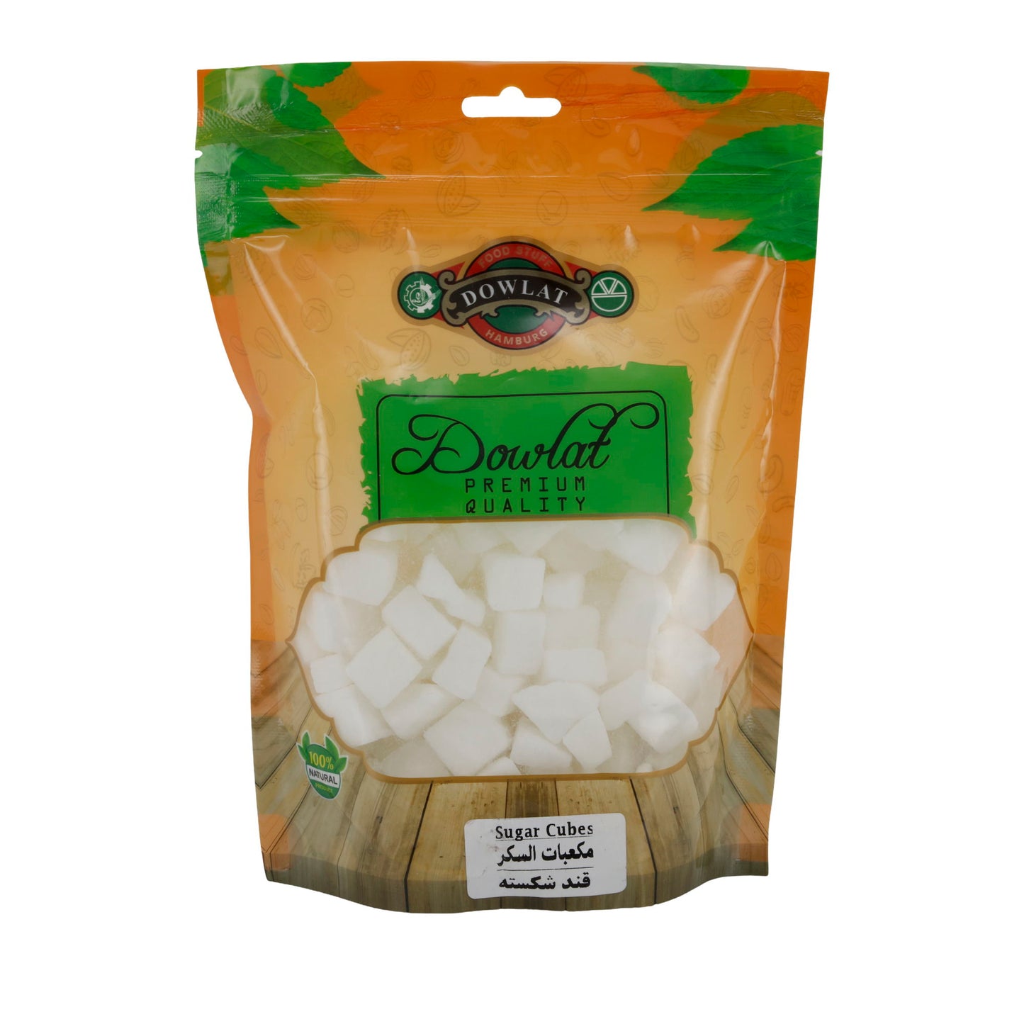 Zuckerwürfel Dowlat | Zucker | 100 % natürlich, grob gebrochen | 300 g