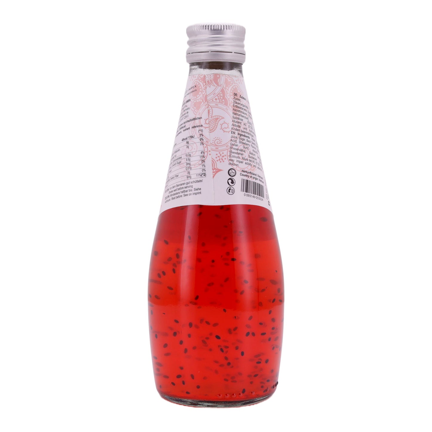 Basil Seed Drink Star Fresh | Refreshing | With Strawberry Juice | 290 ml