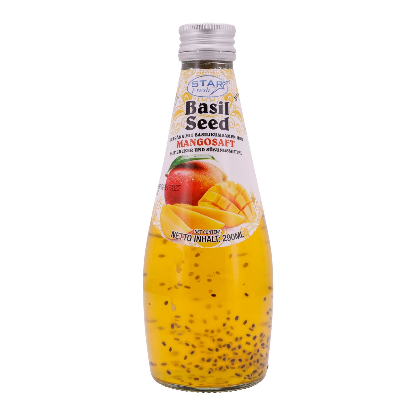 Basil Seed Drink Star Fresh | Refreshing | With Mango Juice | 290 ml