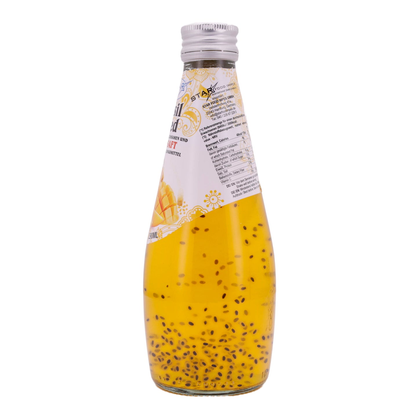 Basil Seed Drink Star Fresh | Refreshing | With Mango Juice | 290 ml