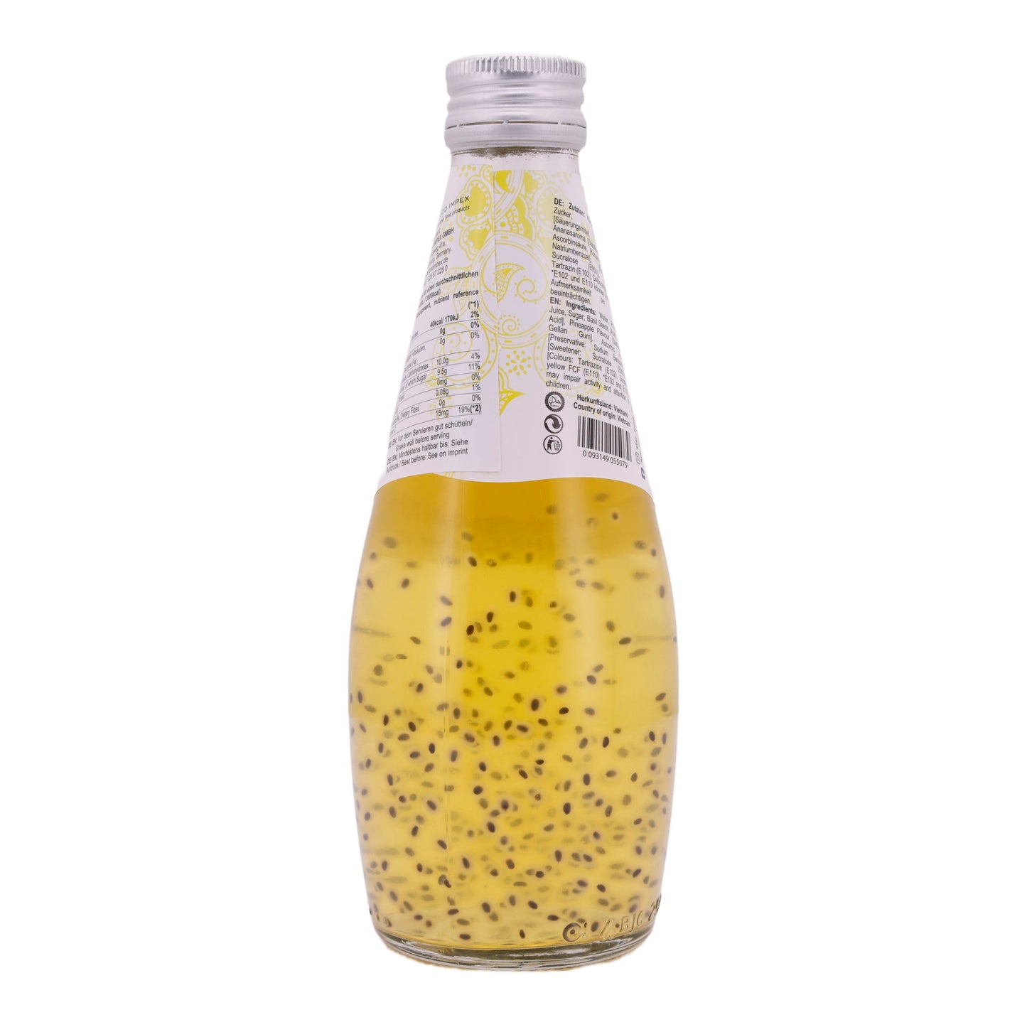 Boisson aux graines de basilic Star Fresh | Rafraîchissant | Avec jus d'ananas | 290 ml