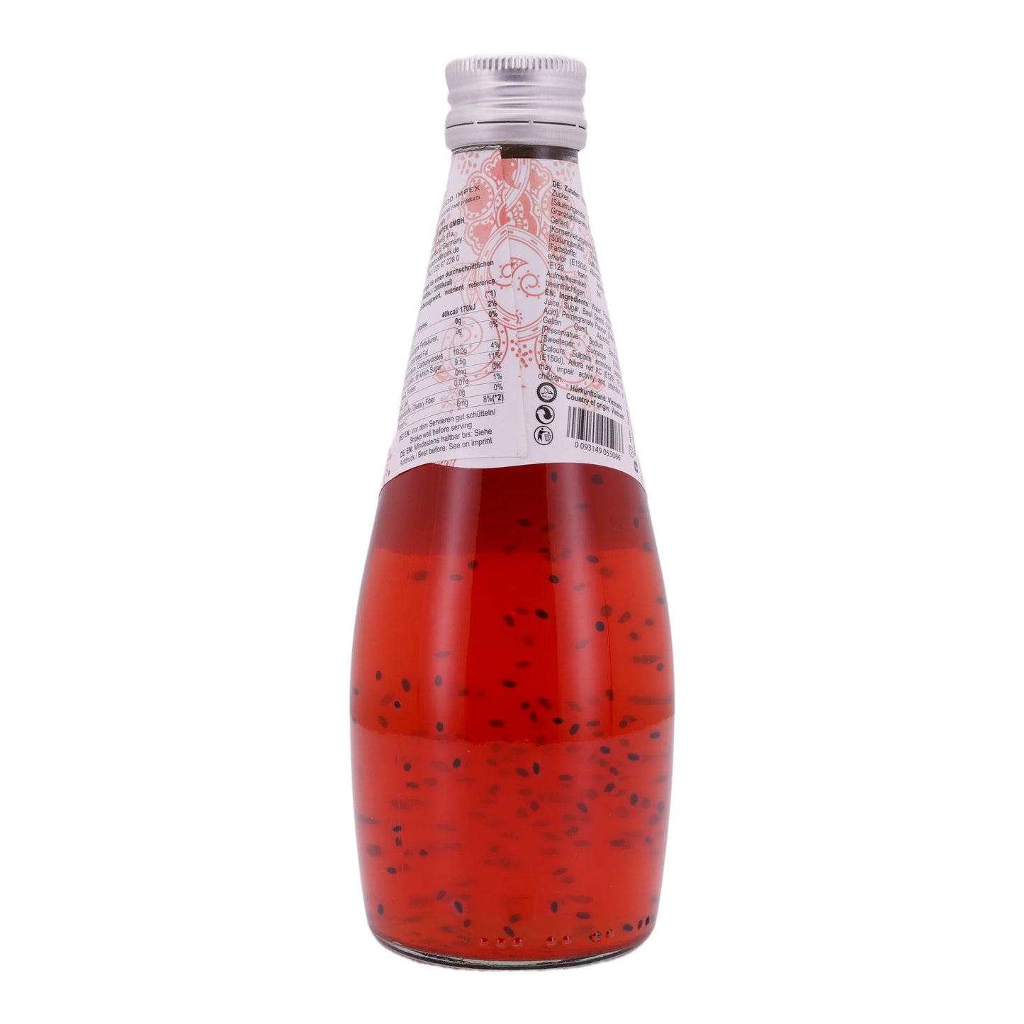 POMEGRANATE JUICE WITH BASILICO SEEDS