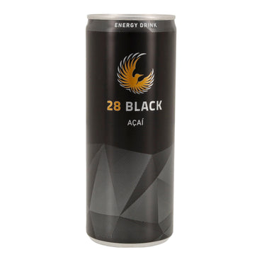 28 BLACK Energy Drink | Açaí-Geschmack | vegan & ohne Taurin | 250 ml 28 Black