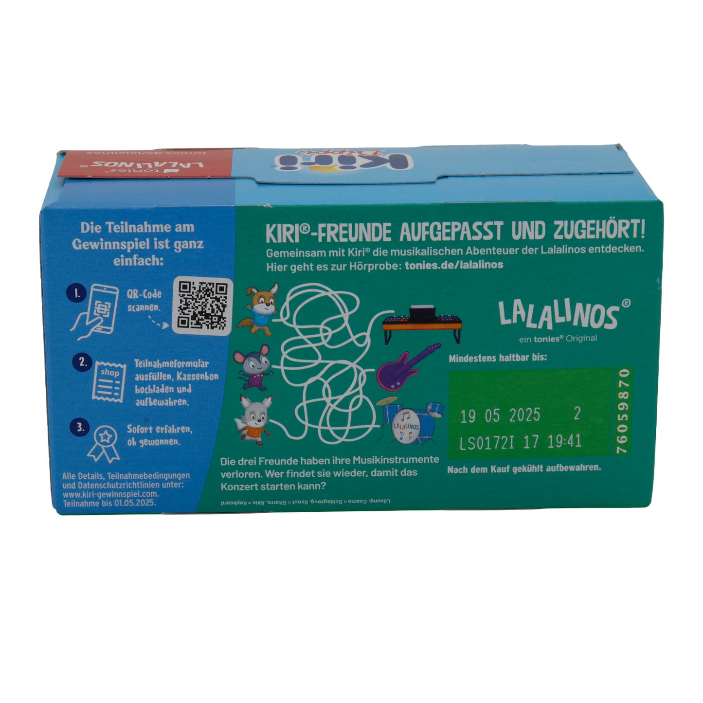 Snack Kiri | Dippi | Frischkäse & Grissini, 3 Portionen | 105g