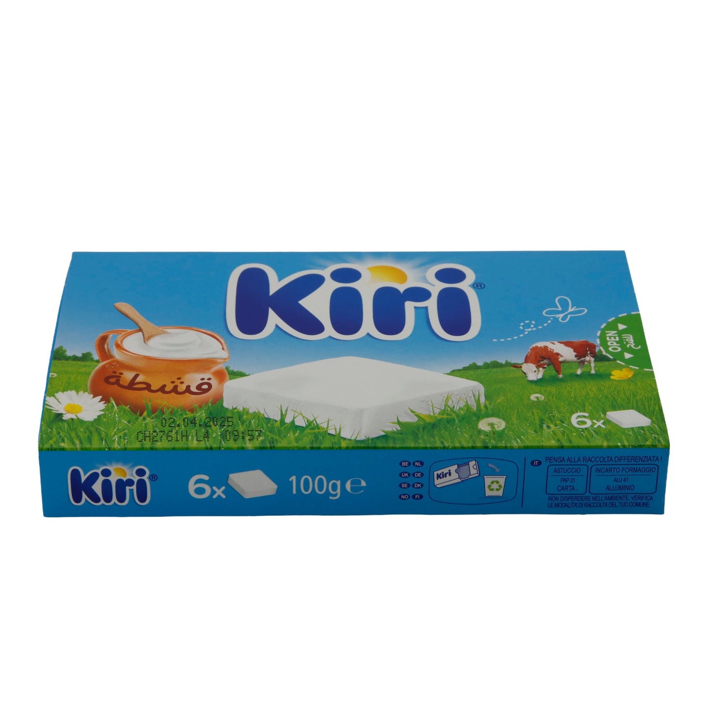 Formaggio fresco Kiri | Prodotto lattiero-caseario | Morbido e cremoso, porzioni pratiche | 6×16g / 66g