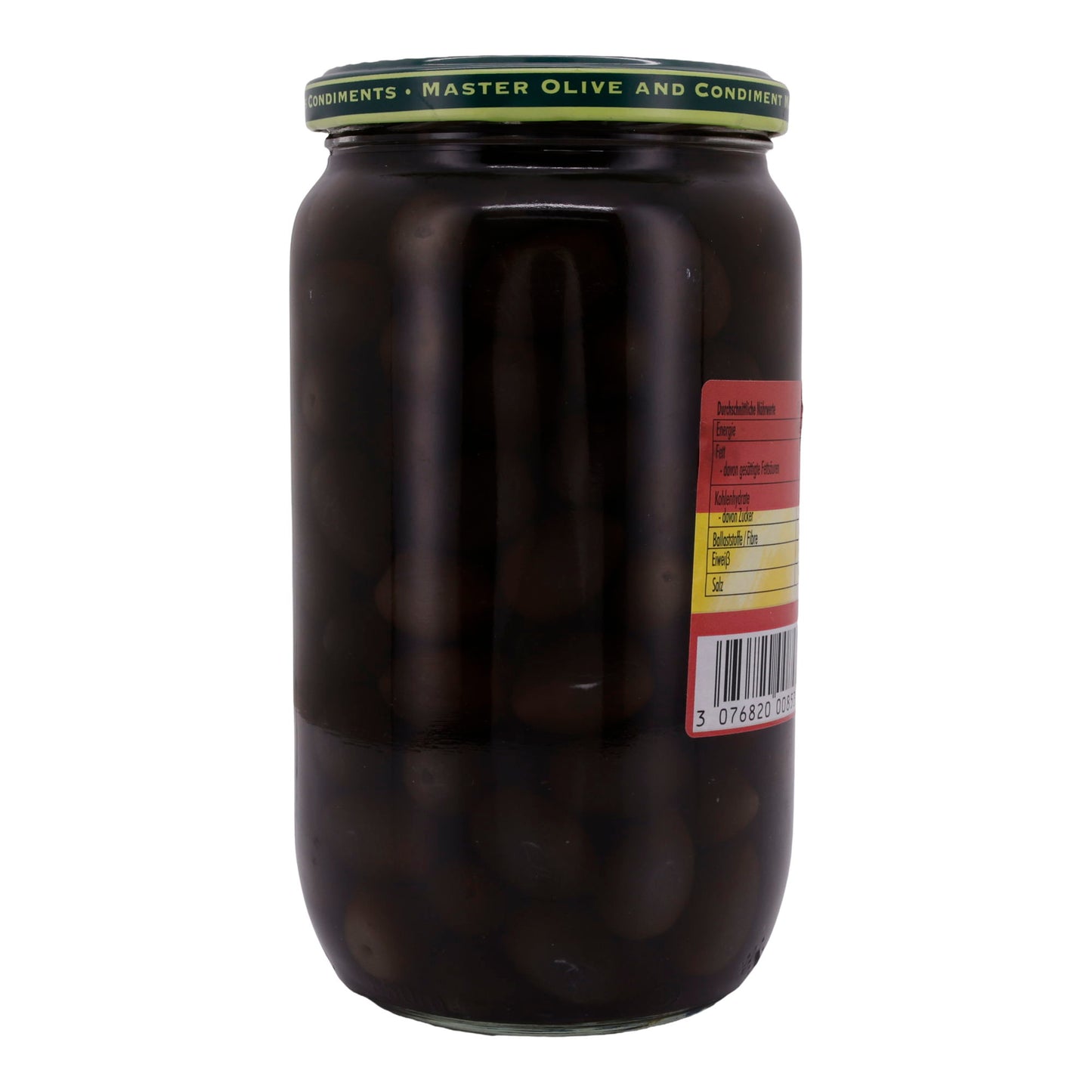 Oliven Crespo | Olive nere con nocciolo | Gusto mediterraneo | 830g