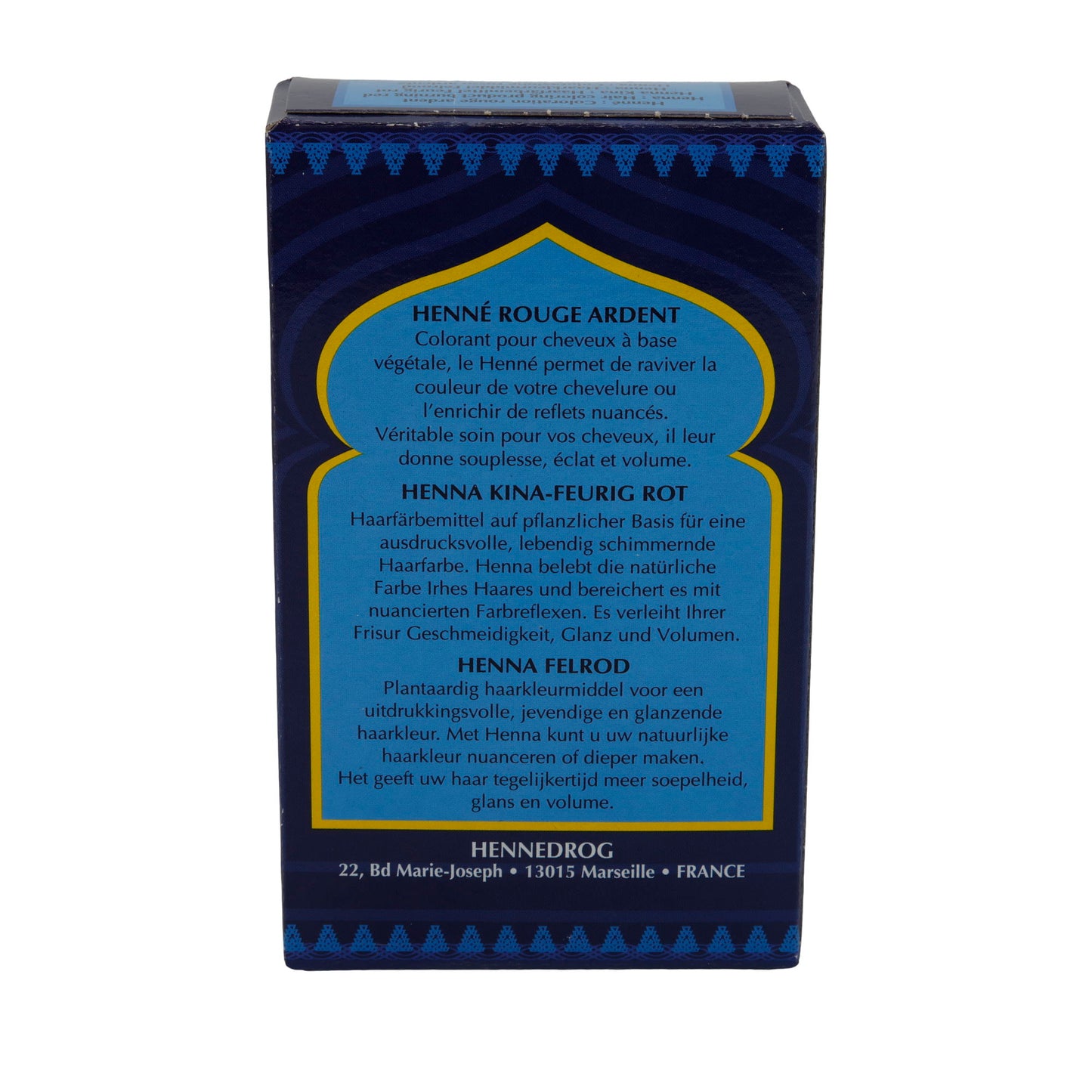 Haarfarbe Henné Masria Rapide | Pflanzenhaarfarbe | Feurig Rot | 85 g