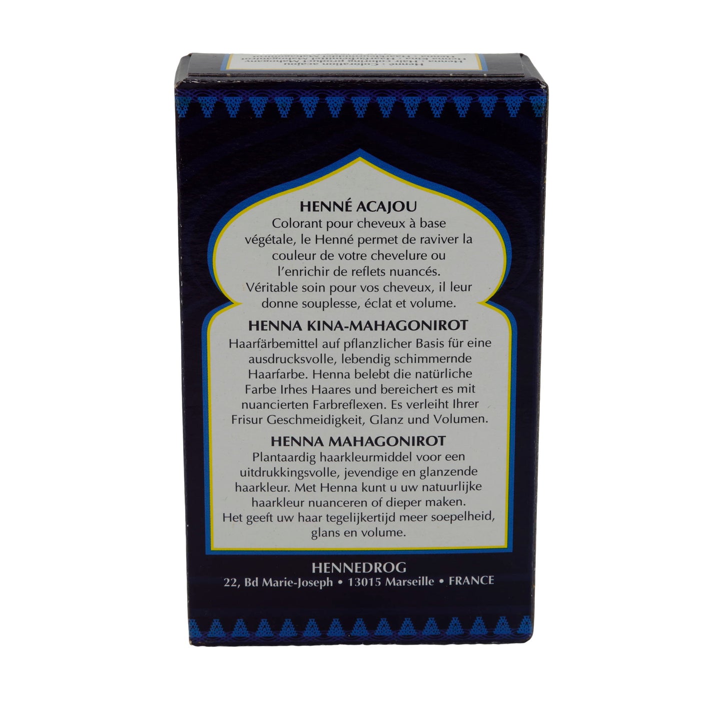 Haarfarbe Henné El Cahira | Pflanzenhaarfarbe | Mahagonirot | 90 g