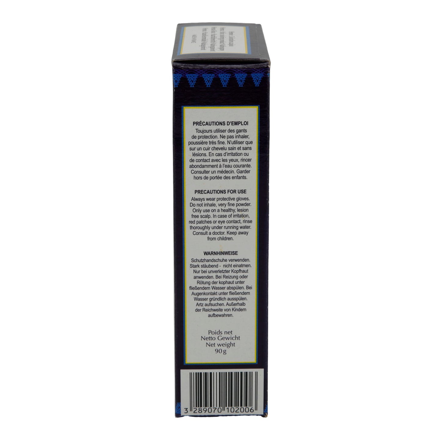 Haarfarbe Henné El Cahira | Pflanzenhaarfarbe | Mahagonirot | 90 g