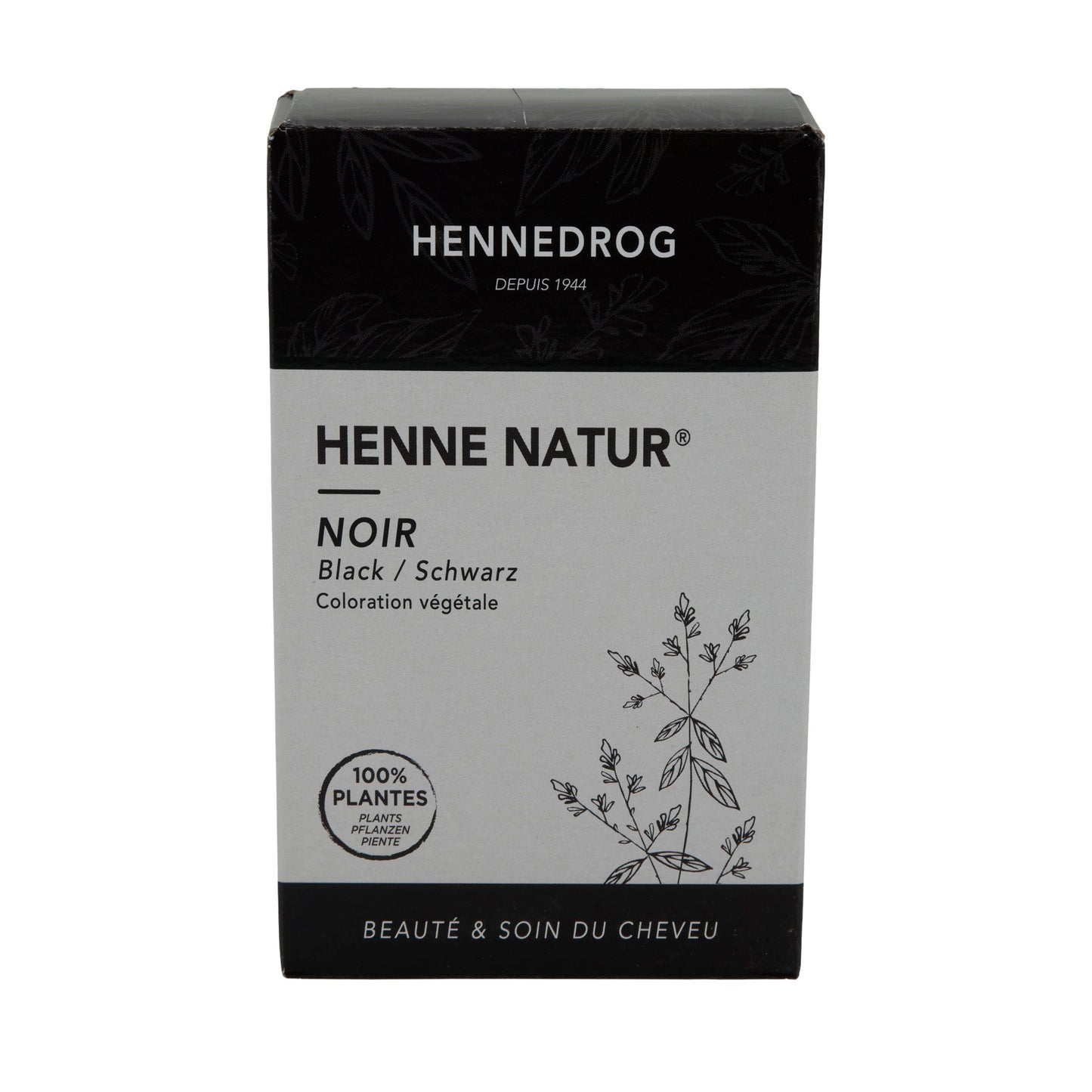 Haarfarbe Henne Natur® Noir | Haarfarbe | Pflanzenhaarfarbe | 90 g