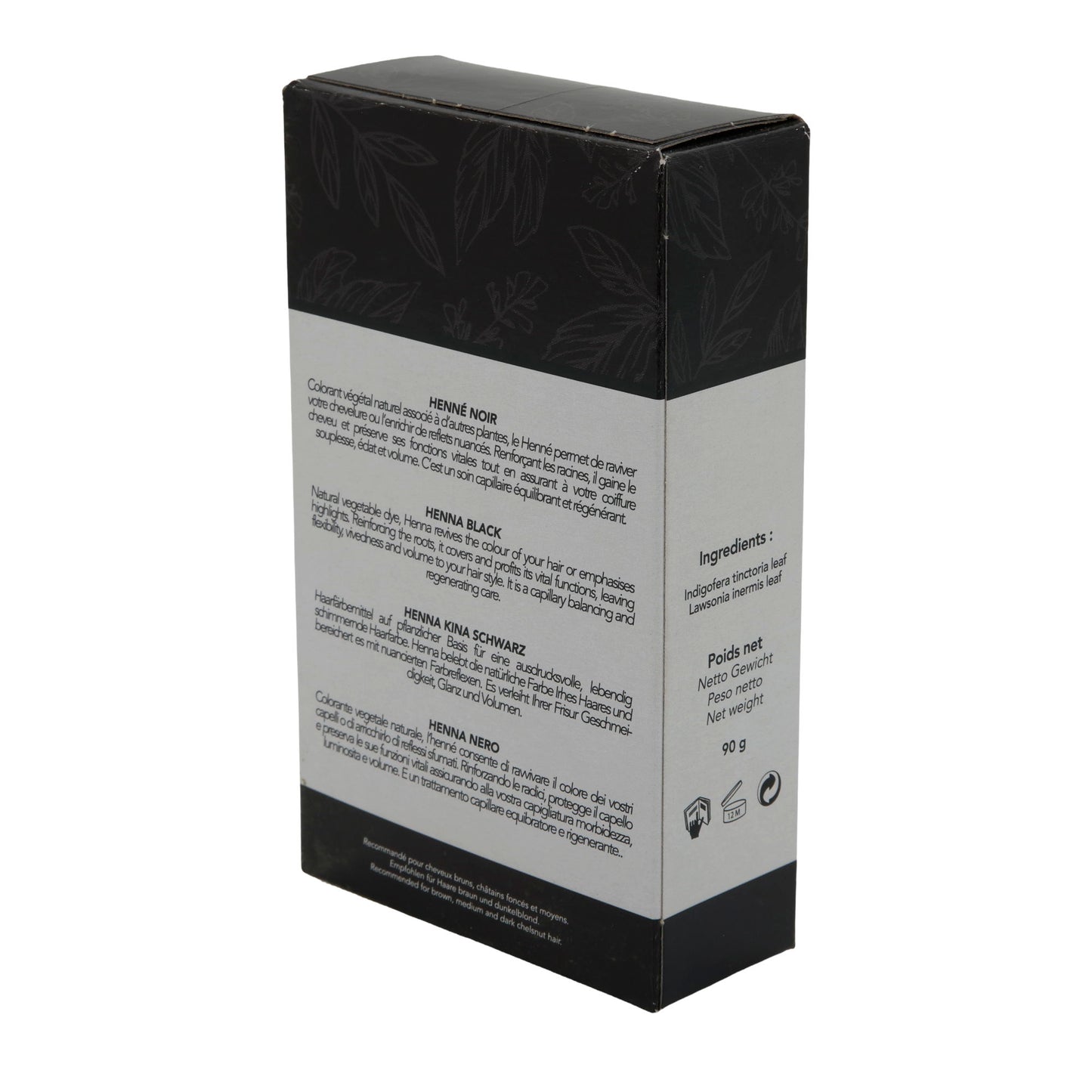 Haarfarbe Henne Natur® Noir | Haarfarbe | Pflanzenhaarfarbe | 90 g