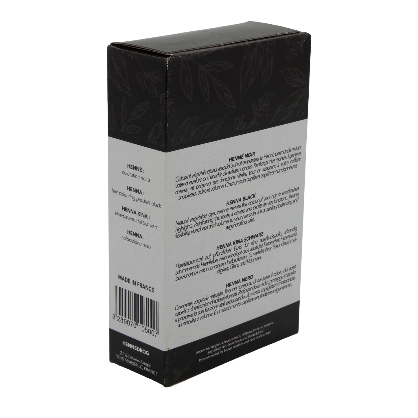 Haarfarbe Henne Natur® Noir | Haarfarbe | Pflanzenhaarfarbe | 90 g