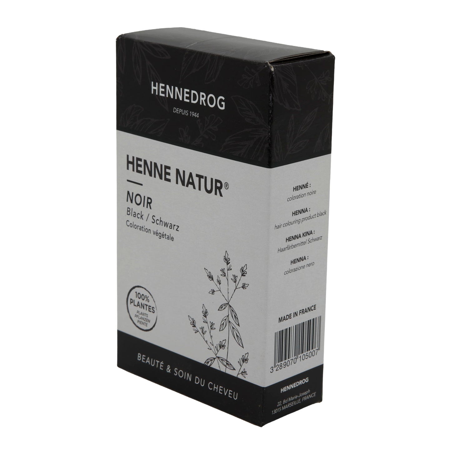 Haarfarbe Henne Natur® Noir | Haarfarbe | Pflanzenhaarfarbe | 90 g
