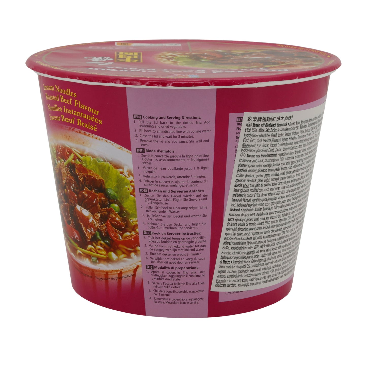 Instantnoedels Kailo Brand | Rundvleessmaak | Met geroosterde rundvleessmaak in beker | 120 g
