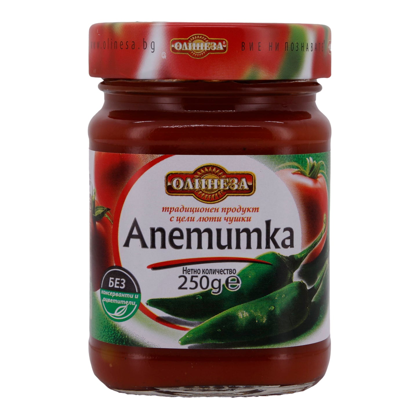 Apetitka Ljutenica – Spicy Pepper Sauce from Bulgaria, 250 g