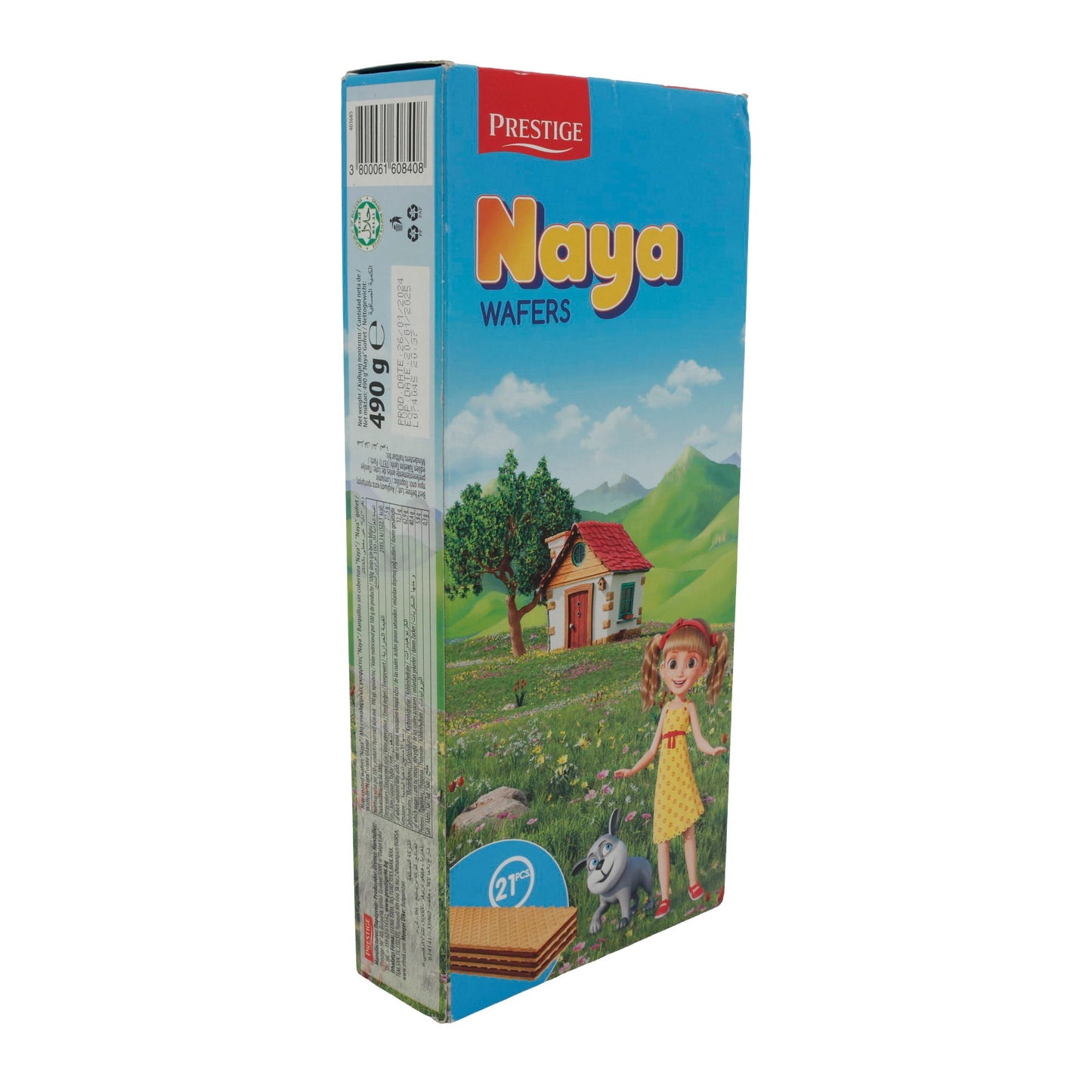 Waffeln Naya mit Schokoladencreme | 490 g PRESTIGE