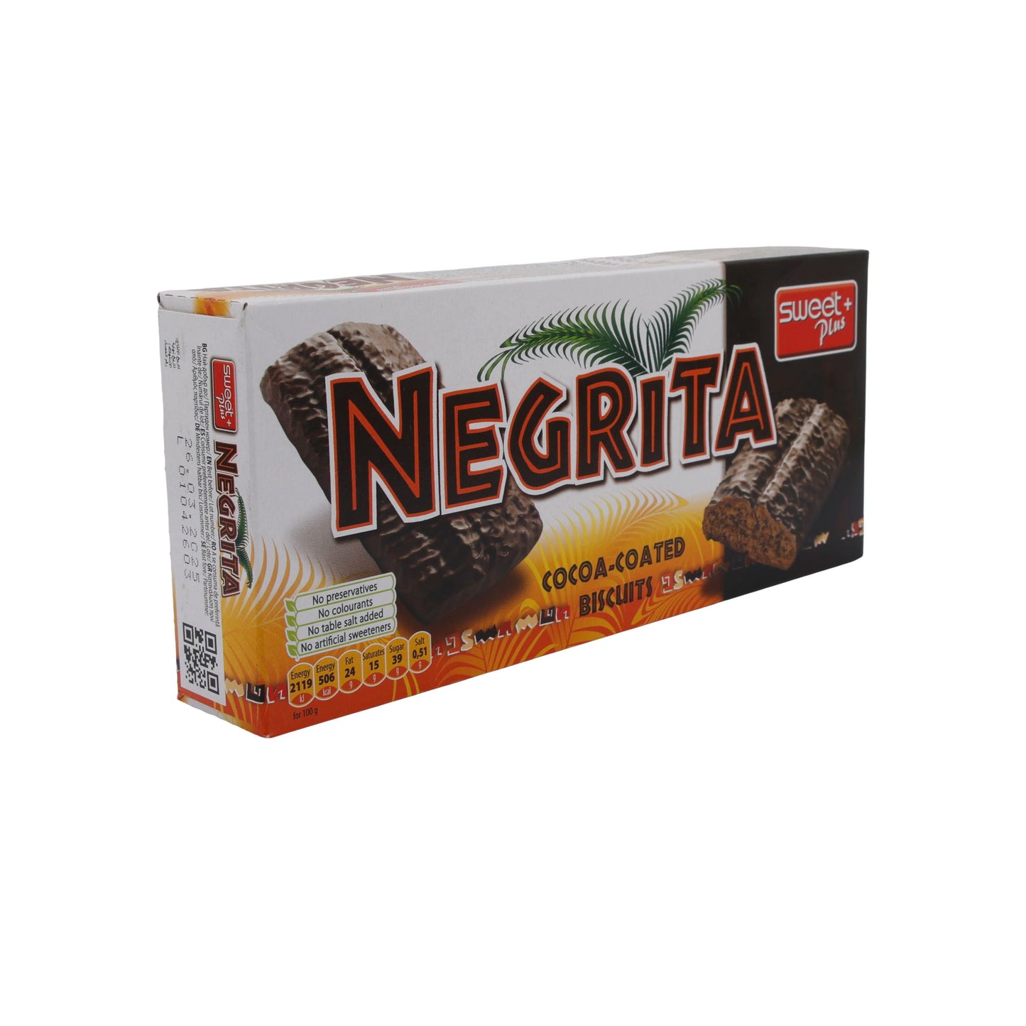 Kekse Sweet Plus | Negrita | Knapperig, met cacaoglazuur | 150 g