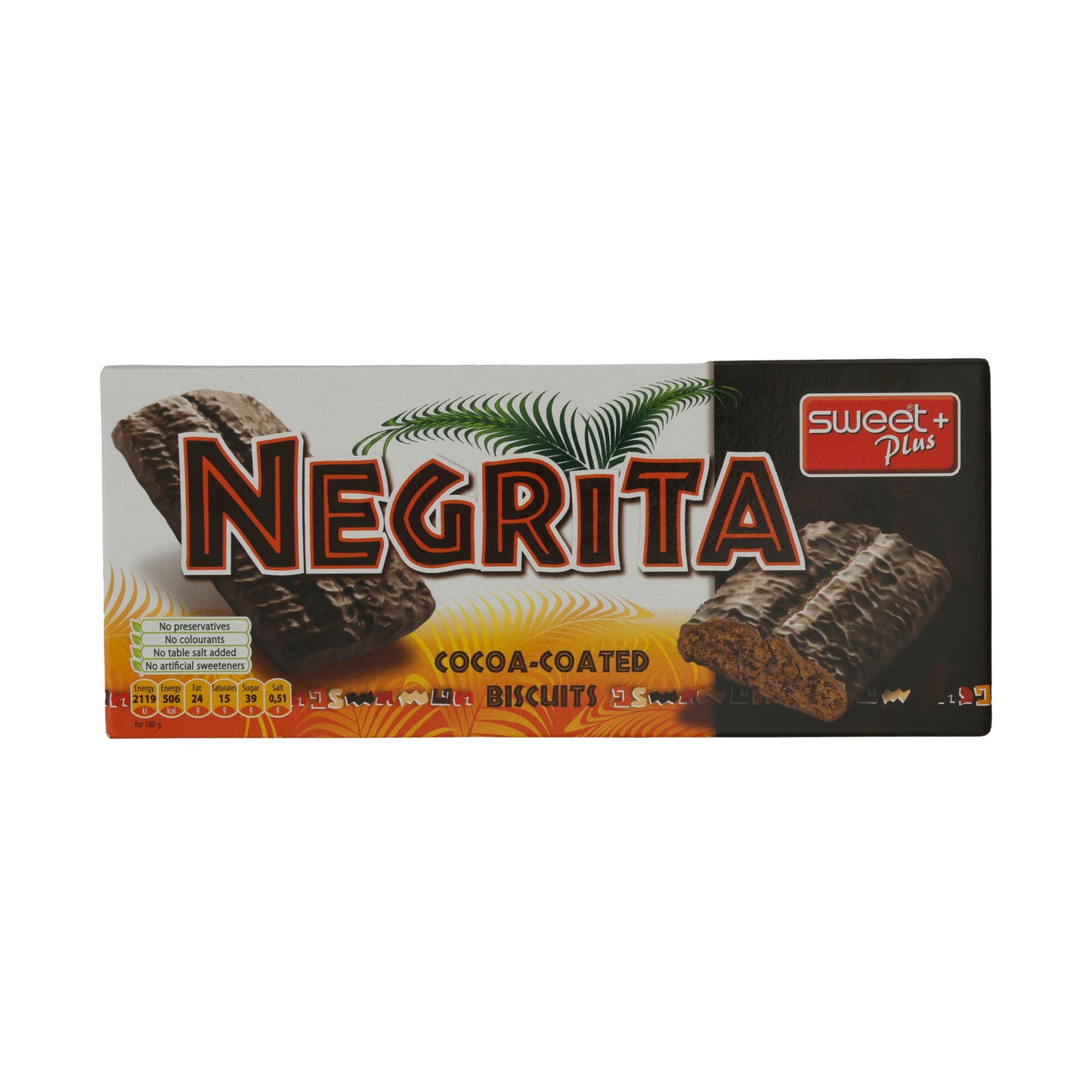 Kekse Sweet Plus | Negrita | Knapperig, met cacaoglazuur | 150 g