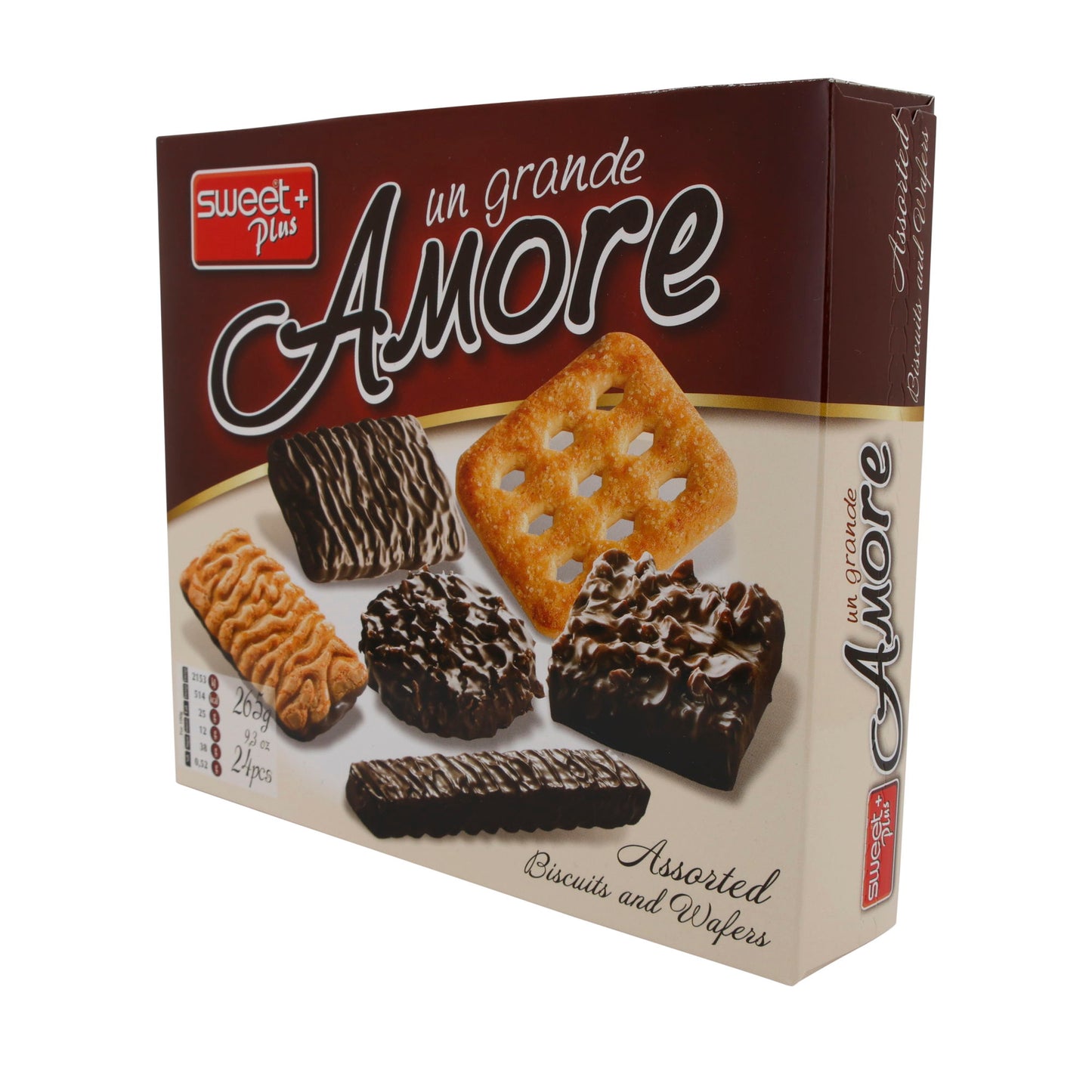 Sweet Plus "Un Grande Amore" | Keks | Assortierte Kekse und Waffeln | 265 g