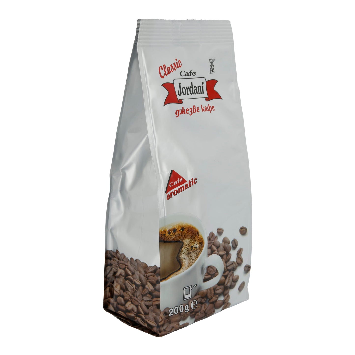 Kaffee Classic Cafe Jordani | Gemahlen | Aromatisch für traditionellen Genuss | 200g JORDANI