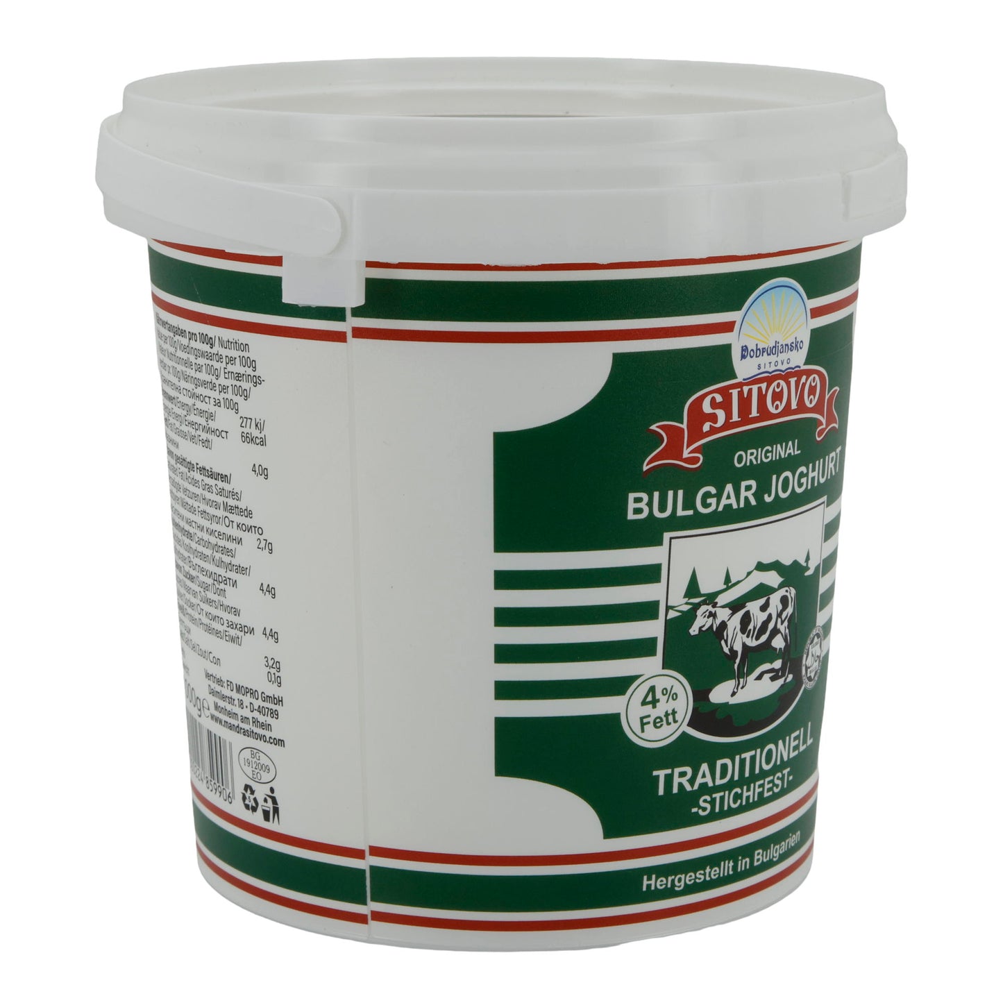 Joghurt Sitovo Bulgar Joghurt | Traditioneel | Stevige yoghurt uit Bulgarije | 1000 g