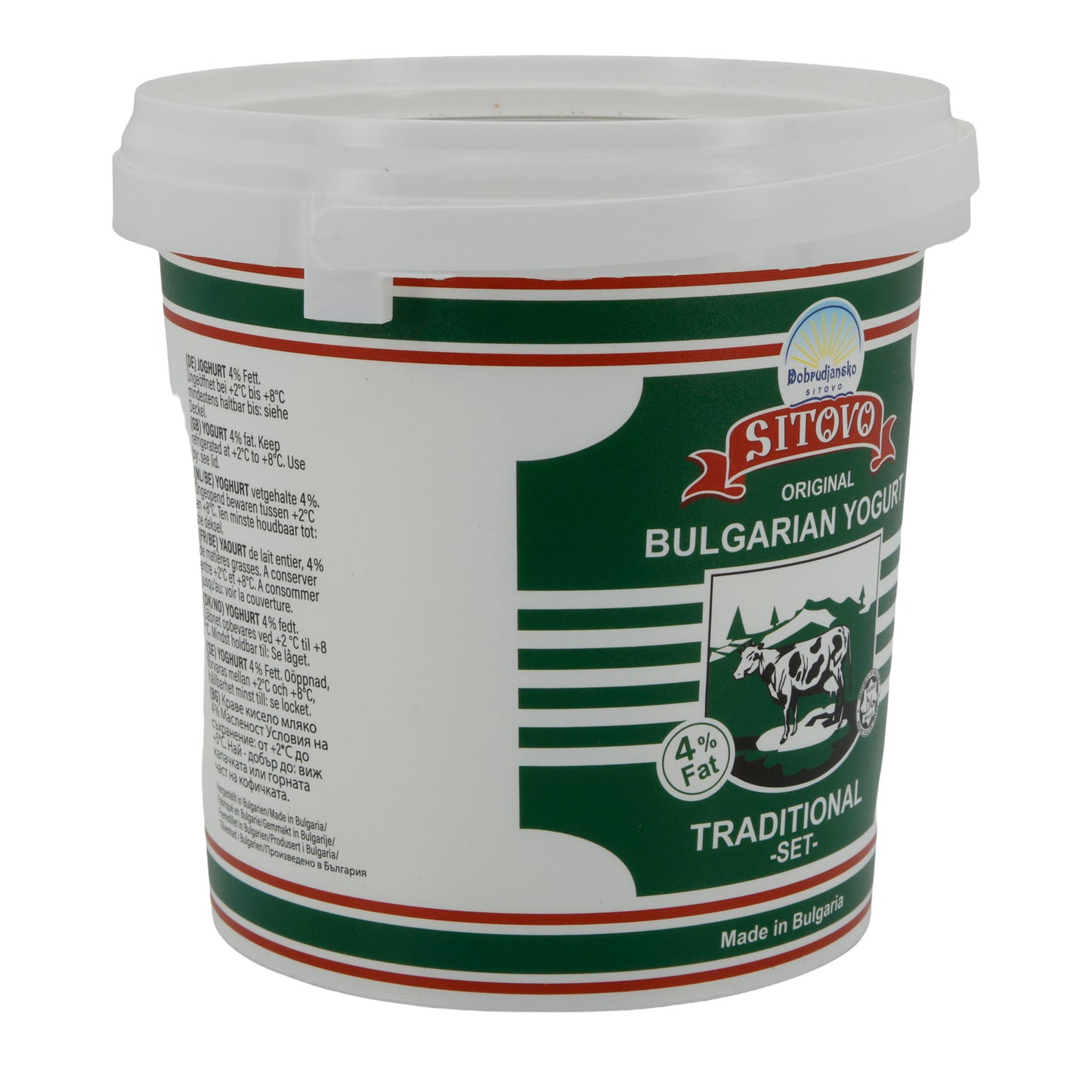 Joghurt Sitovo Bulgar Joghurt | Traditioneel | Stevige yoghurt uit Bulgarije | 1000 g