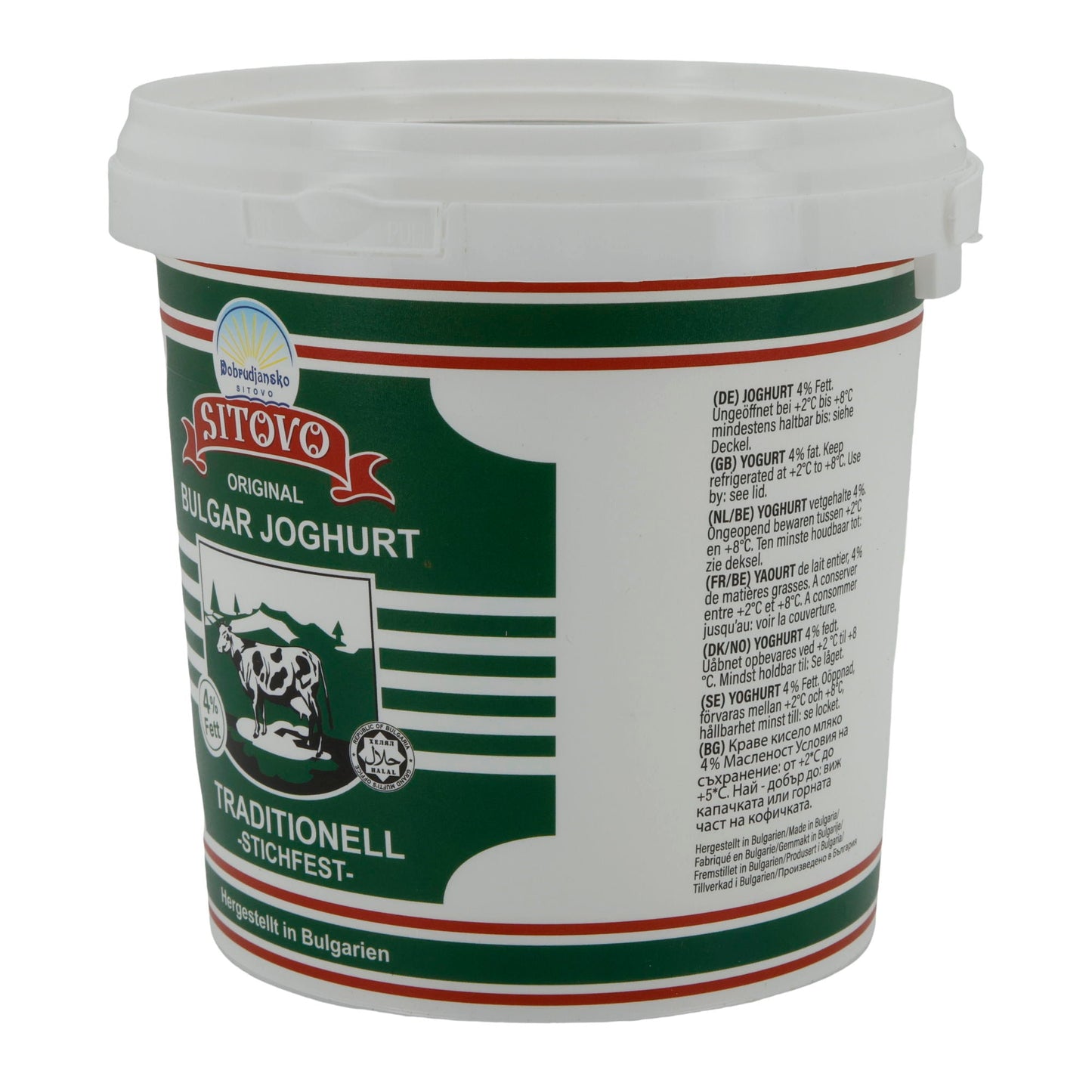 Joghurt Sitovo Bulgar Joghurt | Traditionell | Stichfester Joghurt aus Bulgarien | 1000 g SITOVO