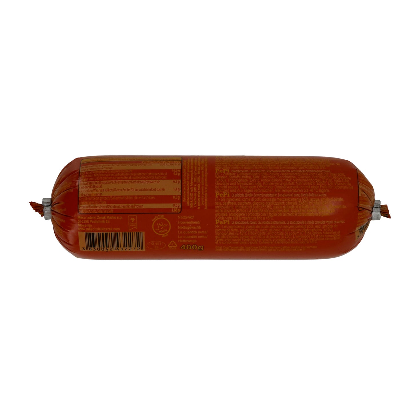 Salsiccia di pollo PePi | Salsiccia | Gusto delicato, versatile | 400g