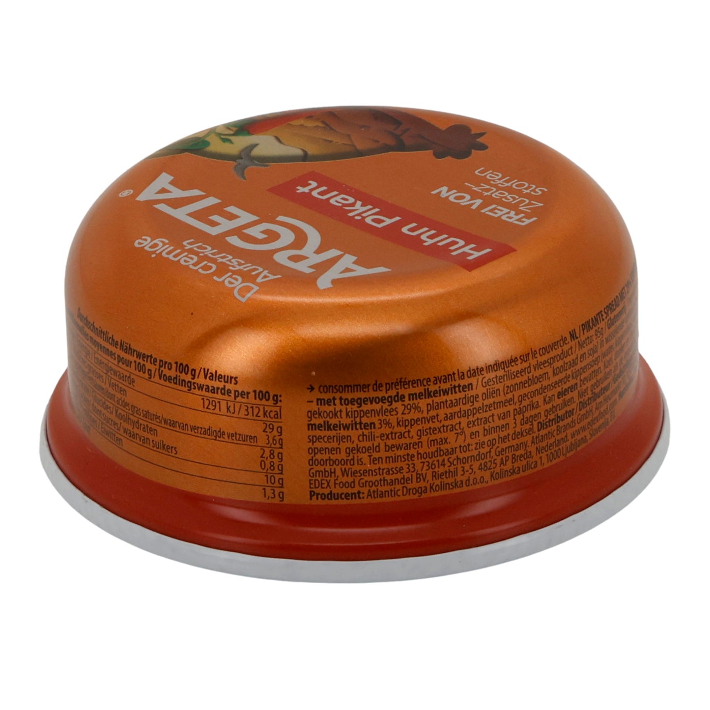 Aufstrich Argeta Huhn Pikant | Aufstrich | Mit Hühnerfleisch | 95 g