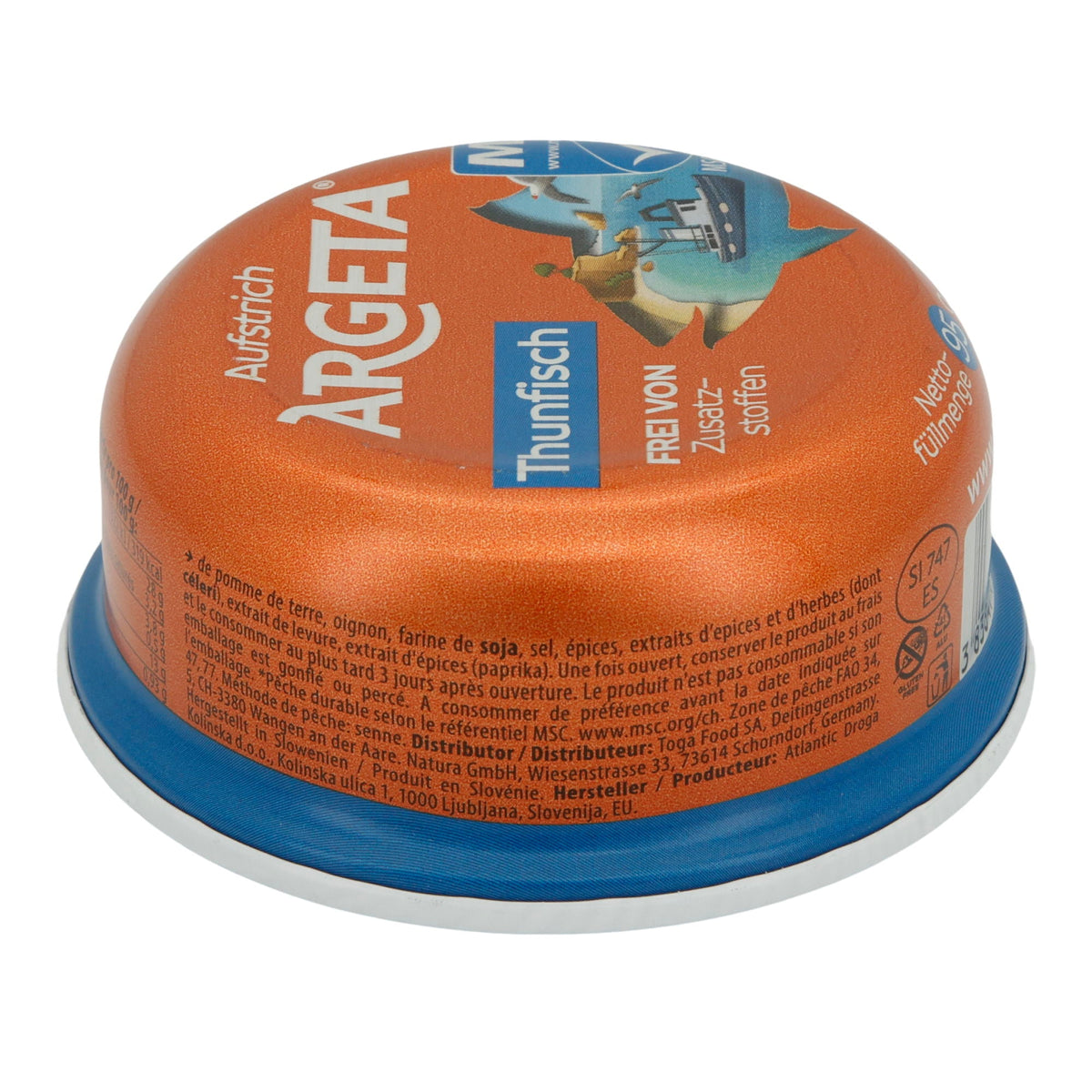Aufstrich Argeta | Thunfisch | MSC-zertifiziert, frei von Zusatzstoffen | 95g ARGETA