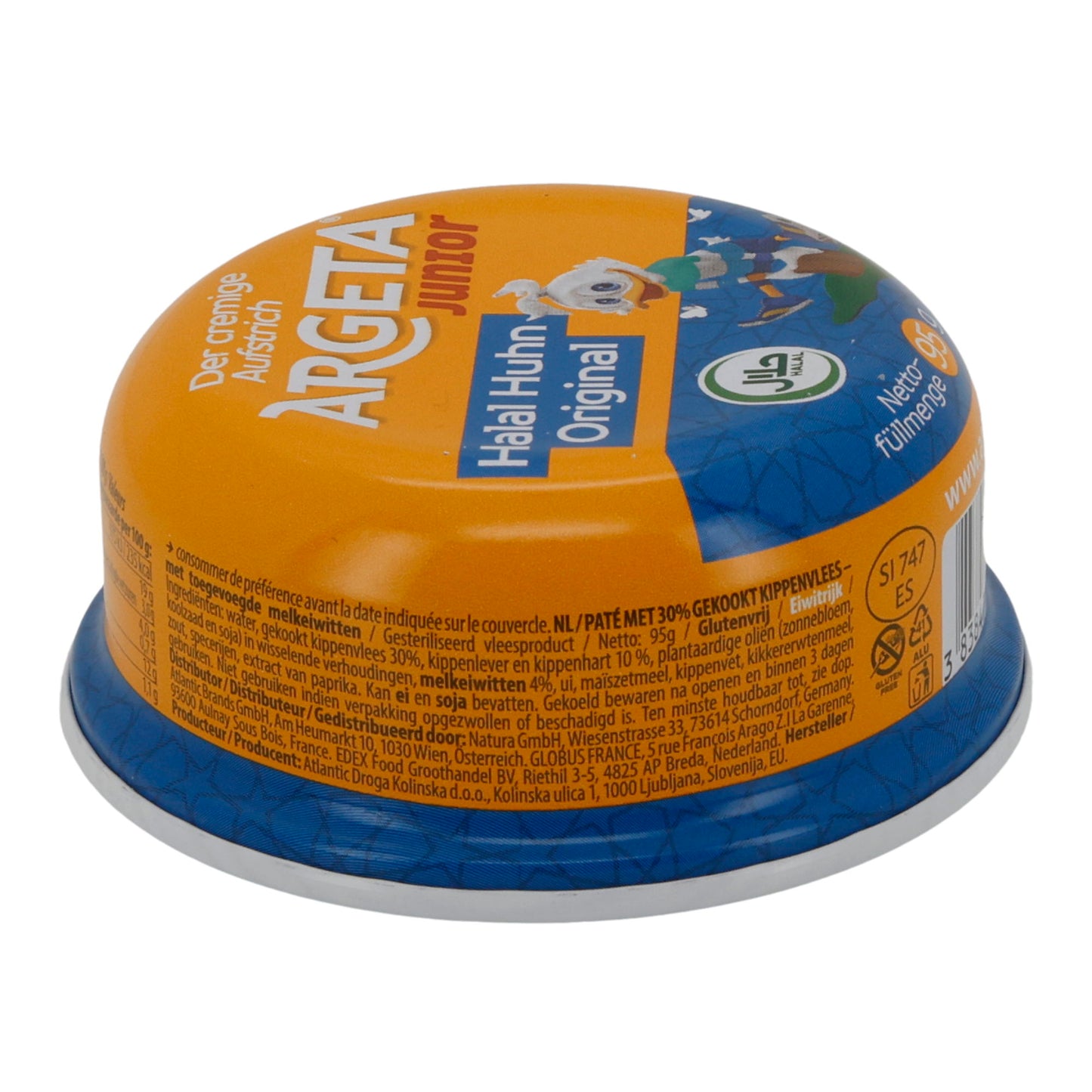 Broodbeleg Argeta Halal Junior Original Kip | Halal-gecertificeerd | Mild broodbeleg | 95 g