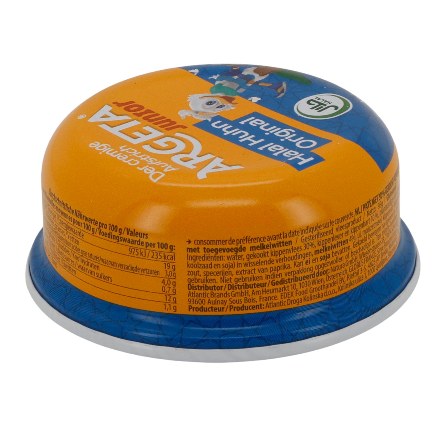 Broodbeleg Argeta Halal Junior Original Kip | Halal-gecertificeerd | Mild broodbeleg | 95 g