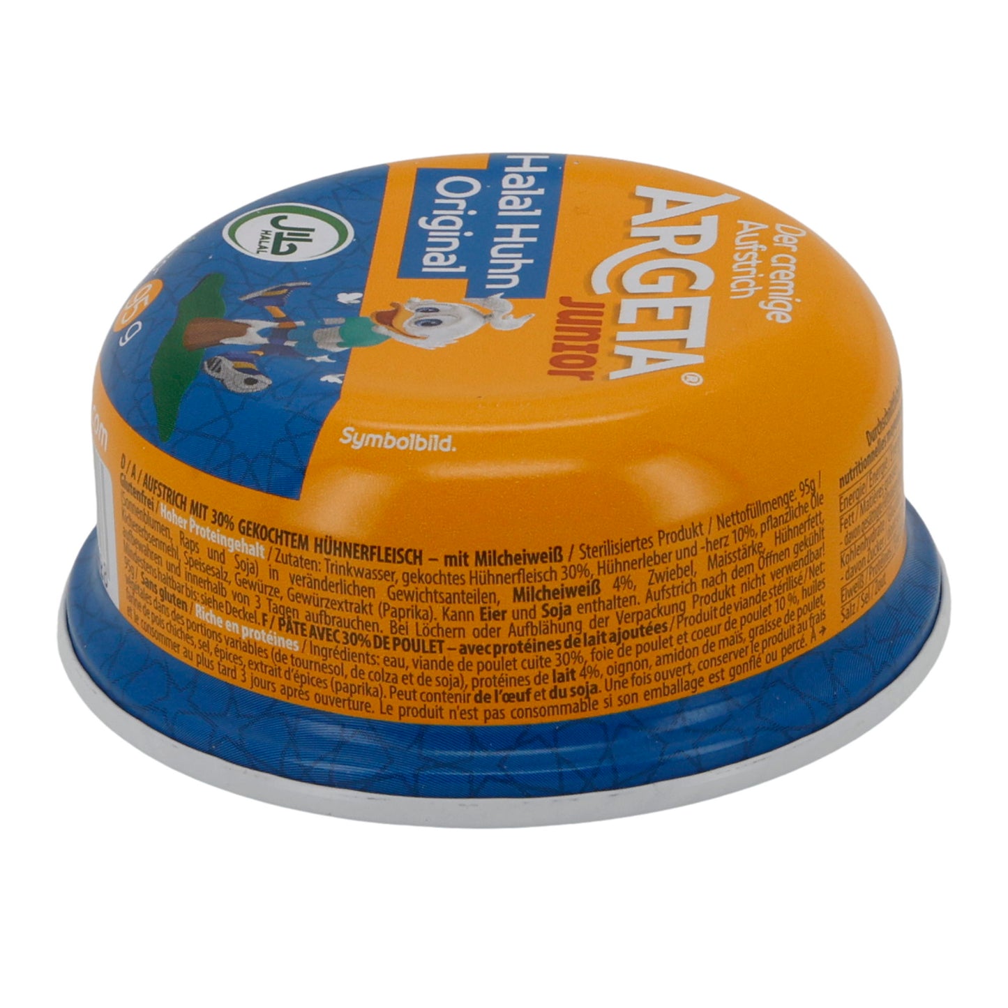Broodbeleg Argeta Halal Junior Original Kip | Halal-gecertificeerd | Mild broodbeleg | 95 g