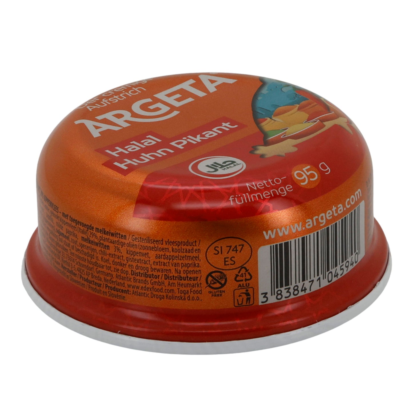 Argeta Kipspreads Pittig | Kruidig | Voor liefhebbers van pittig | 95 g