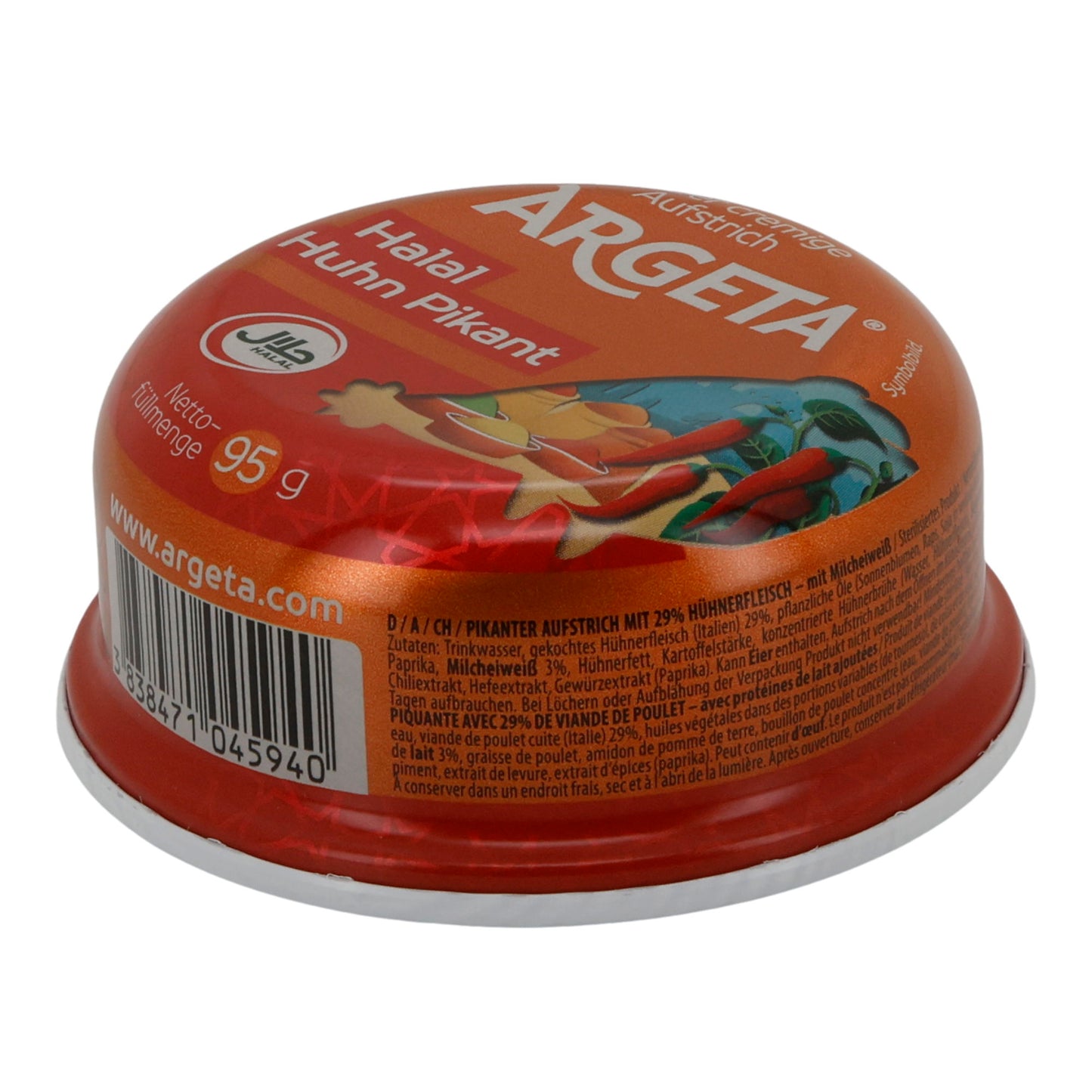 Argeta Kipspreads Pittig | Kruidig | Voor liefhebbers van pittig | 95 g