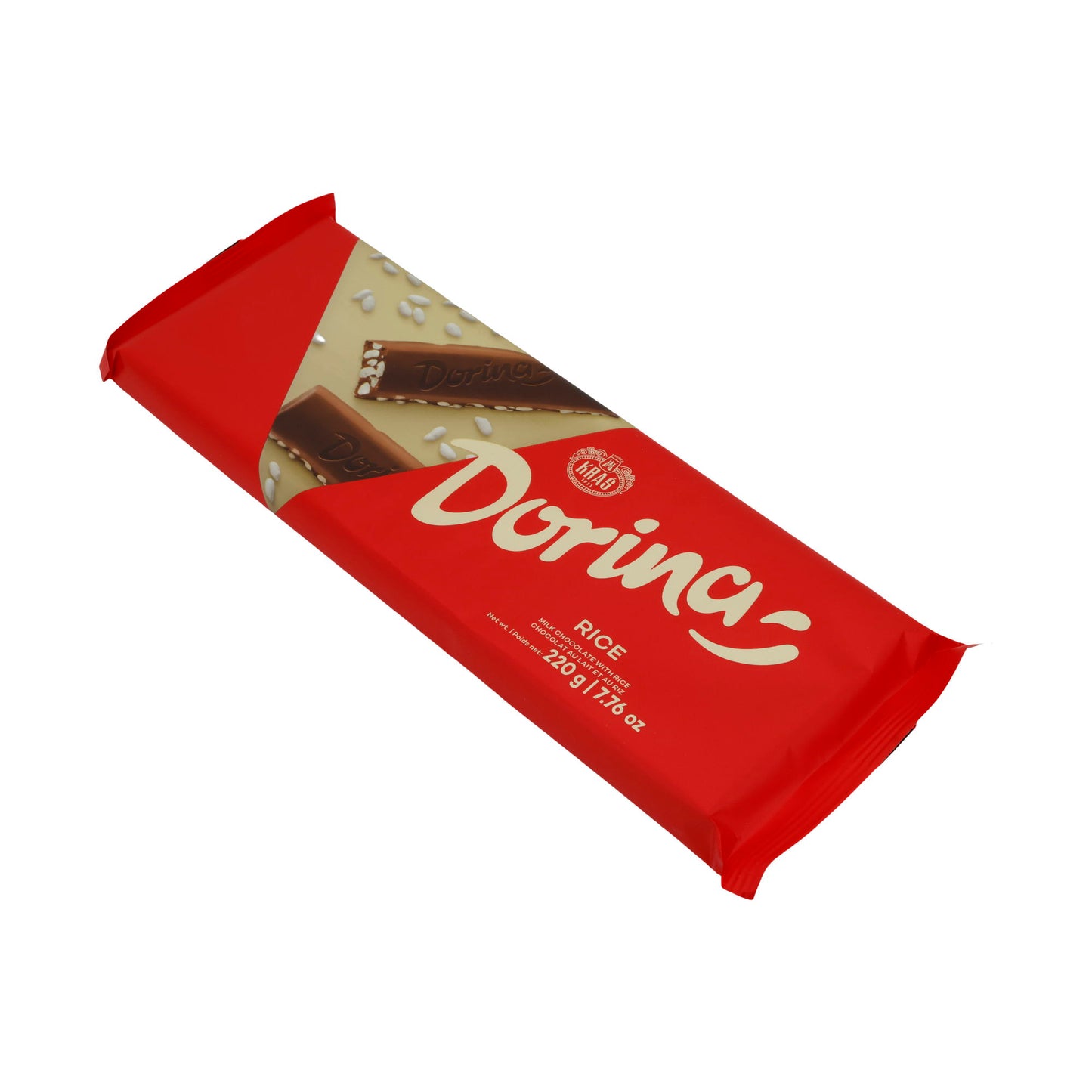 Melkchocolade Kraš Dorina | Rijstchocolade | met gepofte rijst | 220 g