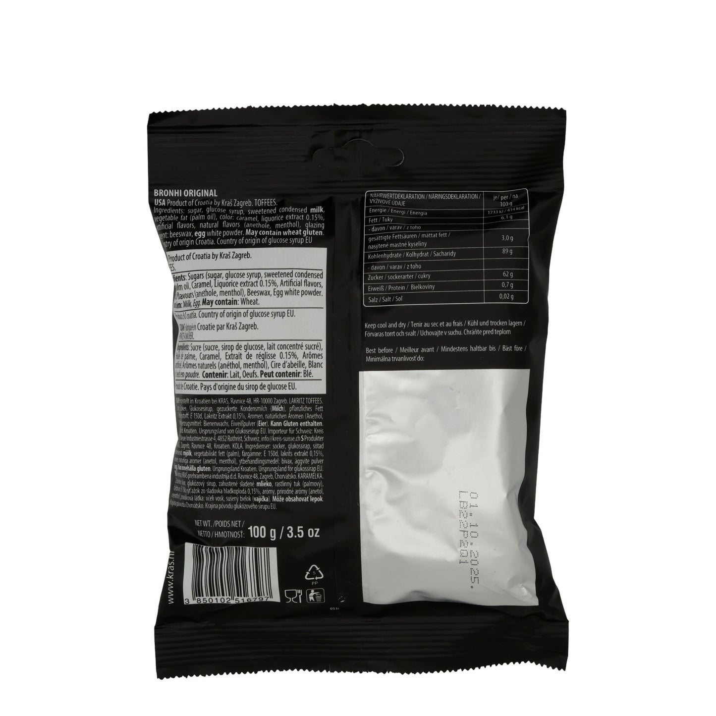 Kruiden-Toffees Bronhi Original | Weldaad voor de Smaak | Met Kruidenextracten | 100 g
