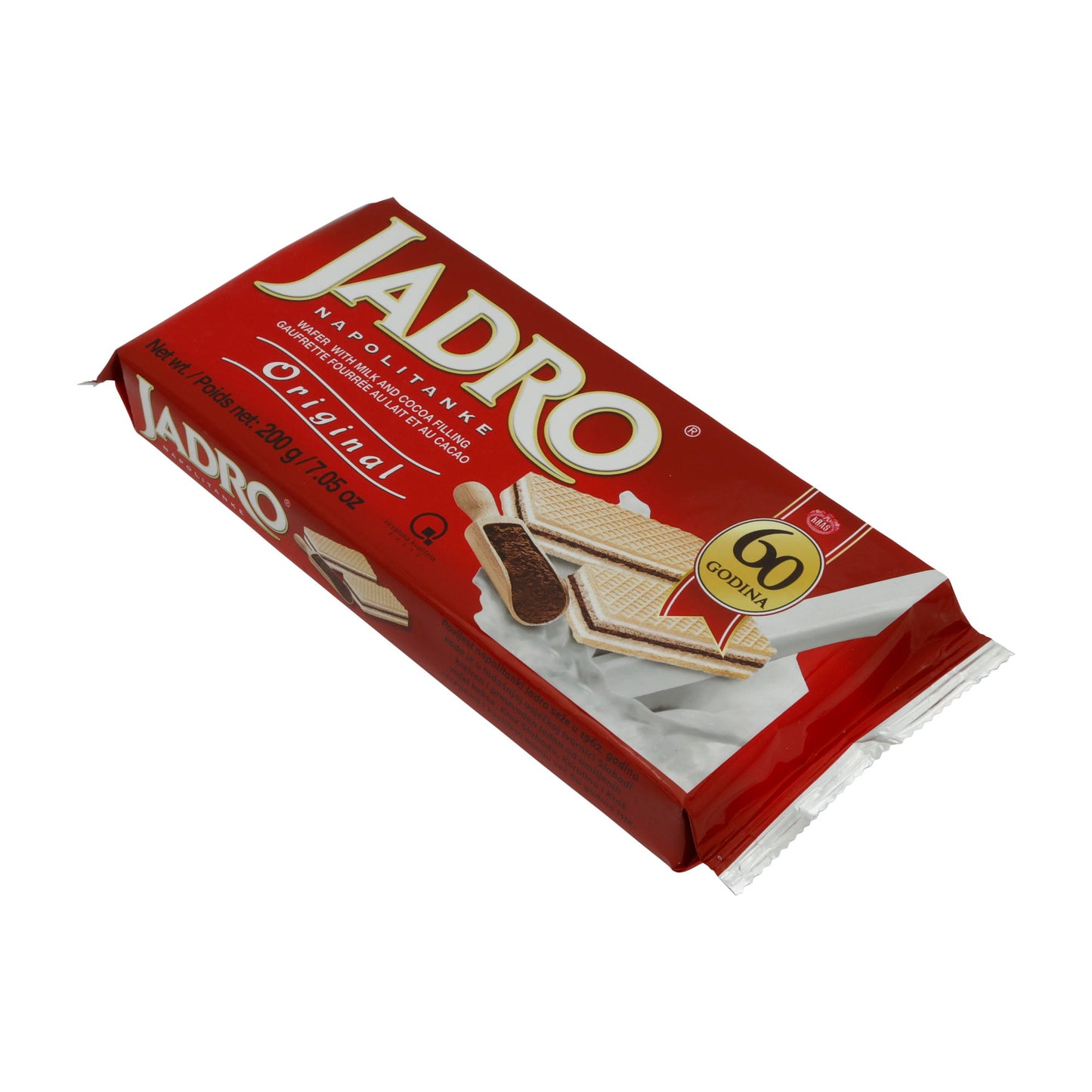 Waffeln Jadro | Napolitanke | mit Milch- & Kakaocreme | 200 g