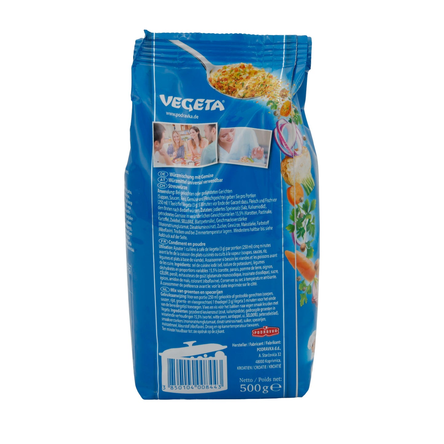 Würzmischung Vegeta | Würzmischung mit Gemüse | Universelle Würze für Gerichte aller Art | 500 g