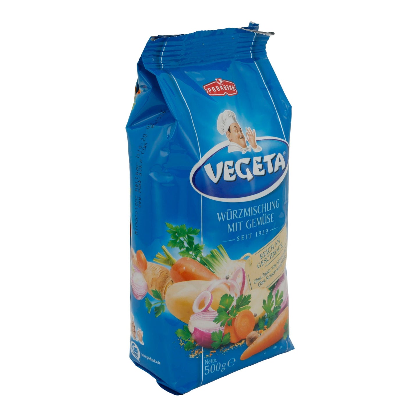 Würzmischung Vegeta | Würzmischung mit Gemüse | Universelle Würze für Gerichte aller Art | 500 g PODRAVKA