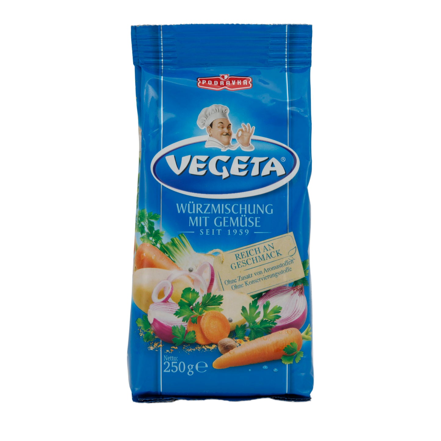 Würzmischung Vegeta | Mit Gemüse | Aromatisch, vielseitig | 250 g