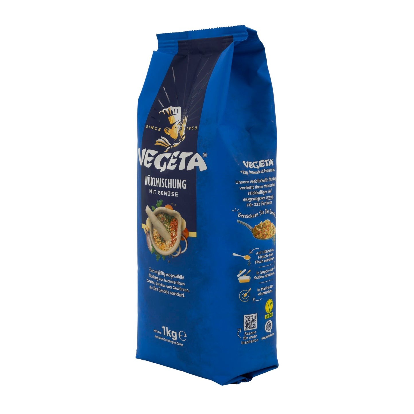 Würzmischung Vegeta | Original | Für Suppen, Saucen & Gerichte, vielseitig & aromatisch | 1 Kg