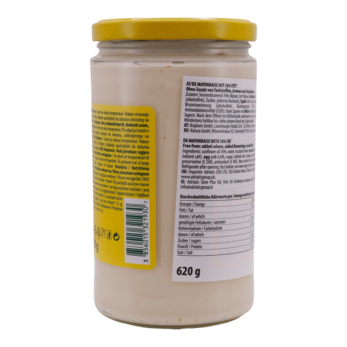 Mayonnaise Zvijezda | Tradicionalna | Ohne Farbstoffe, mit Aromen & Emulgatoren | 620g ZVIJEZDA