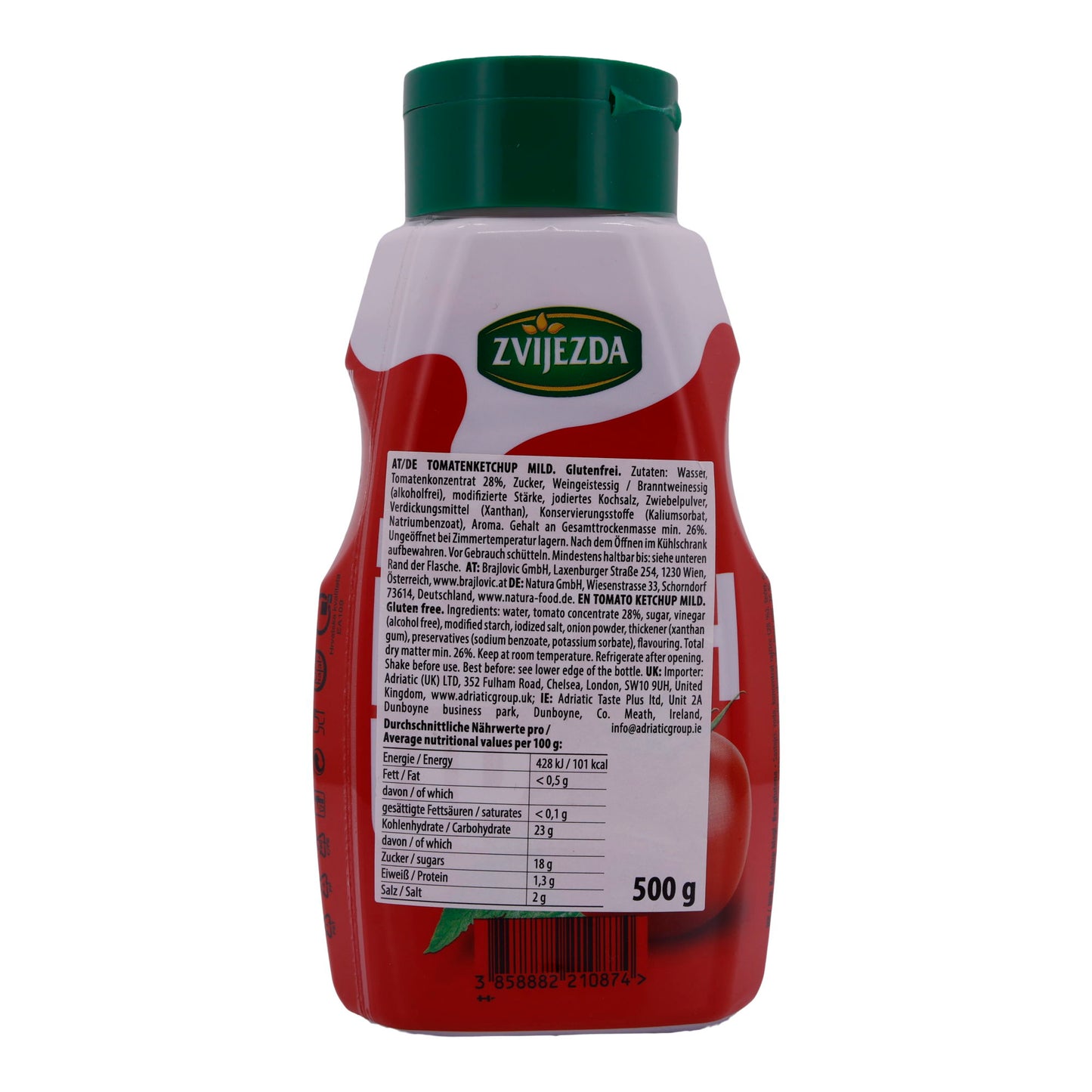 Ketchup Zvijezda | Hafif | Yumuşak Domates Ketçapı | 500g