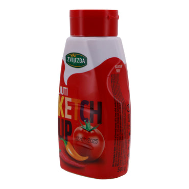 Ketchup Zvijezda | Épicé | Goût piquant, sans gluten | 500g